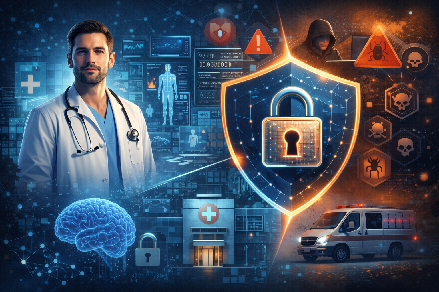 Cybersecurity in Healthcare Systems: Protecting Critical Data and Patient Safety 
